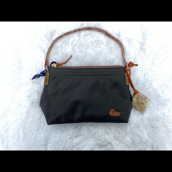 Dooney & Bourke Handbags - Dooney & Bourke black pouchette nylon mini bag